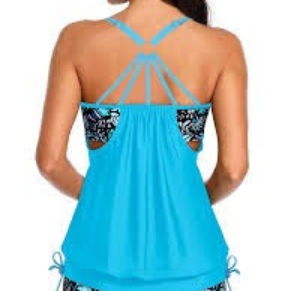 Nwt plus size flowy bathing suit top - Picture 2 of 9